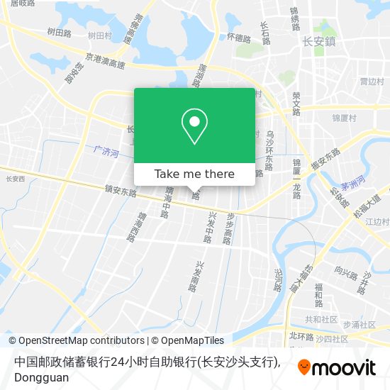 中国邮政储蓄银行24小时自助银行(长安沙头支行) map