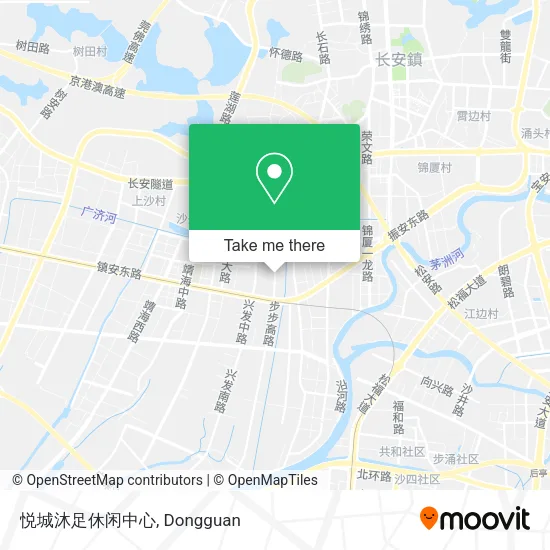 悦城沐足休闲中心 map