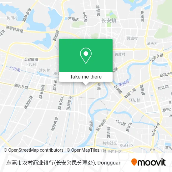东莞市农村商业银行(长安兴民分理处) map