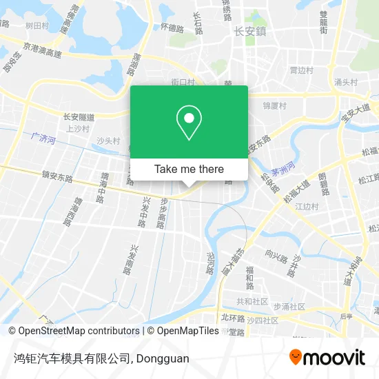 鸿钜汽车模具有限公司 map