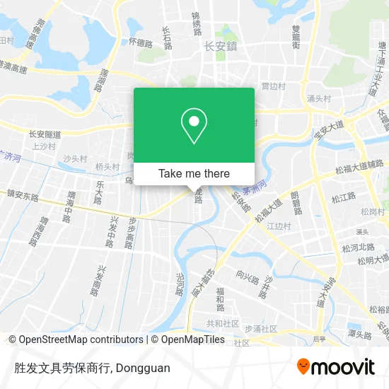 胜发文具劳保商行 map