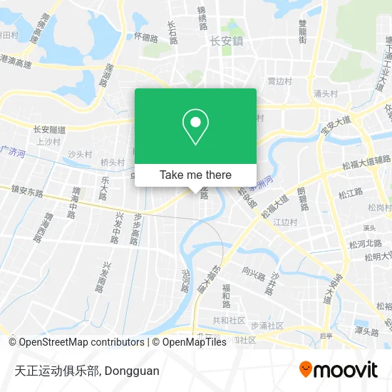 天正运动俱乐部 map