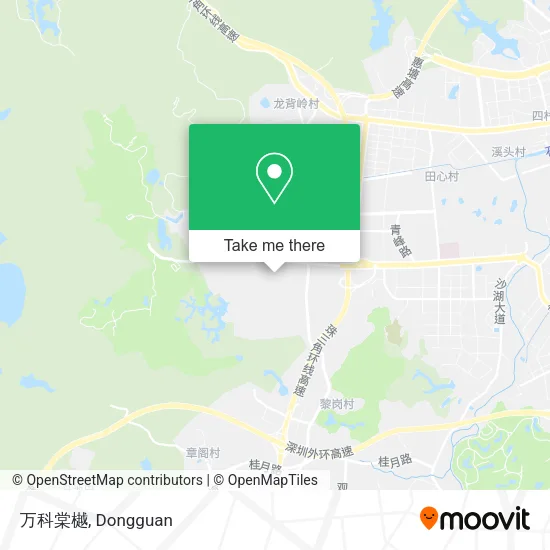 万科棠樾 map