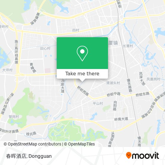春晖酒店 map