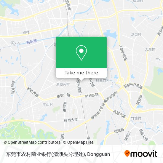 东莞市农村商业银行(清湖头分理处) map