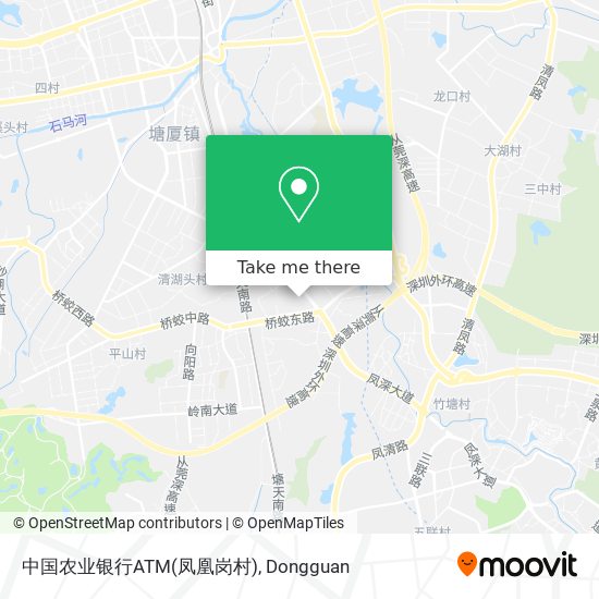 中国农业银行ATM(凤凰岗村) map