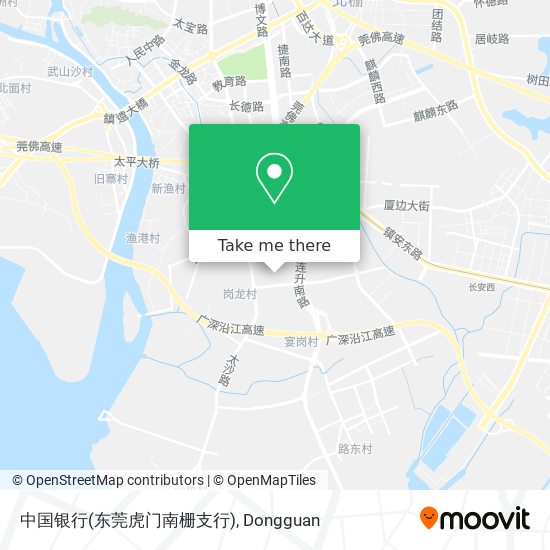 中国银行(东莞虎门南栅支行) map