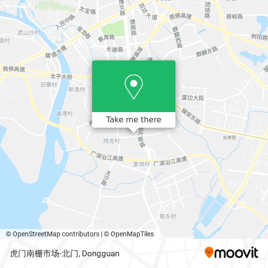 虎门南栅市场-北门 map