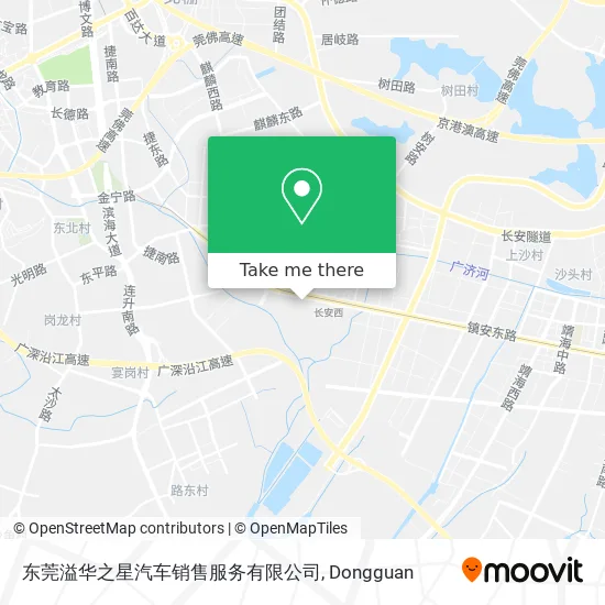 东莞溢华之星汽车销售服务有限公司 map