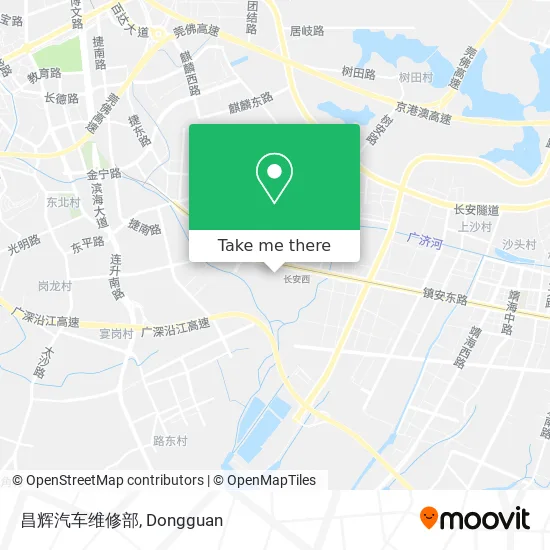 昌辉汽车维修部 map