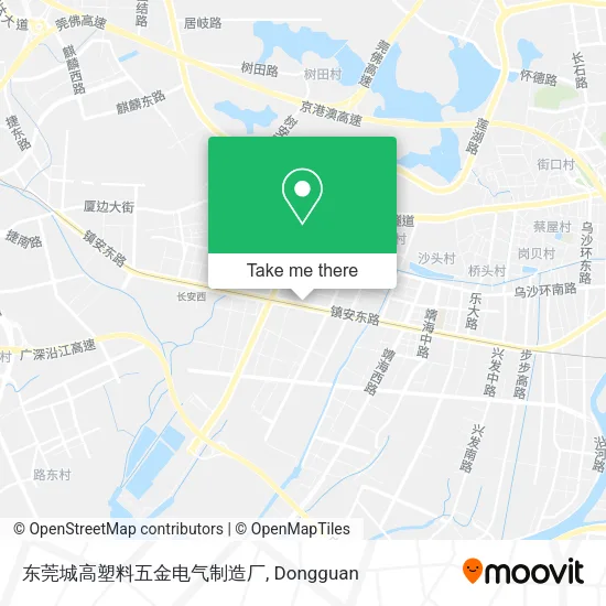 东莞城高塑料五金电气制造厂 map