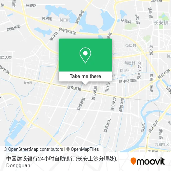 中国建设银行24小时自助银行(长安上沙分理处) map