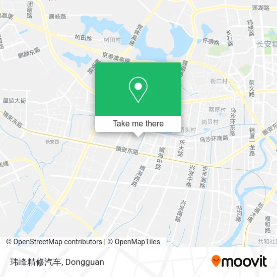 玮峰精修汽车 map