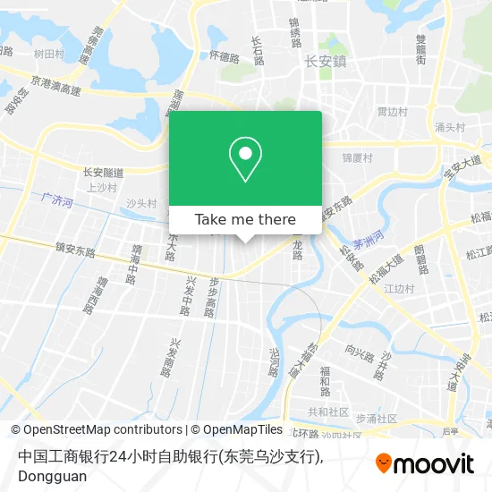 中国工商银行24小时自助银行(东莞乌沙支行) map