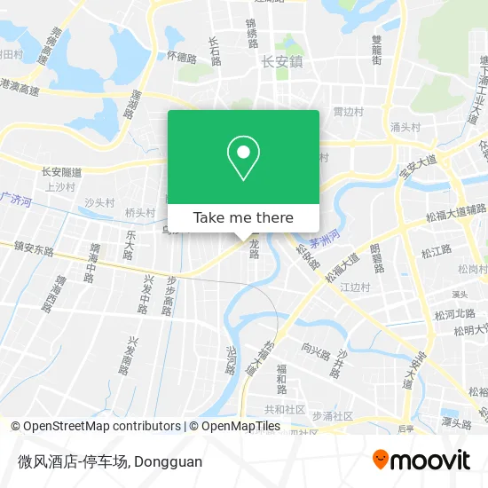 微风酒店-停车场 map