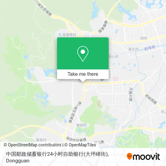 中国邮政储蓄银行24小时自助银行(大坪嶂街) map