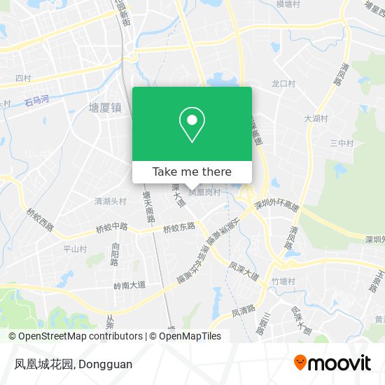 凤凰城花园 map