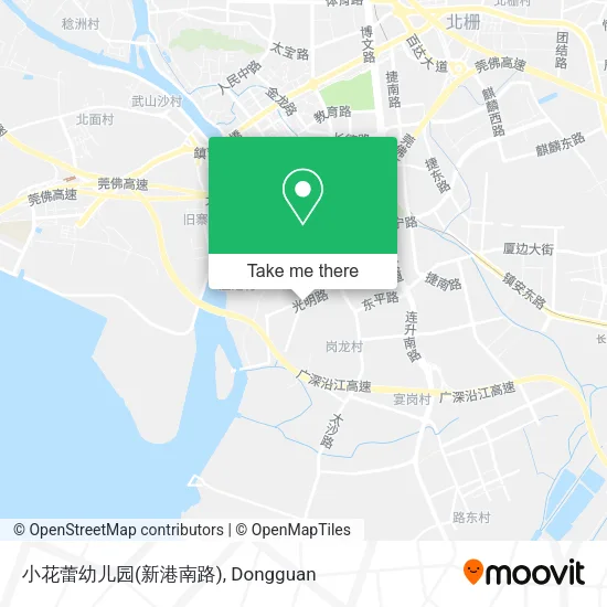 小花蕾幼儿园(新港南路) map
