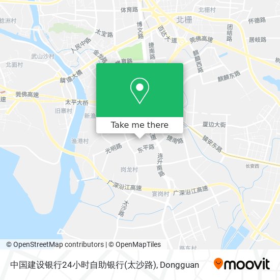 中国建设银行24小时自助银行(太沙路) map