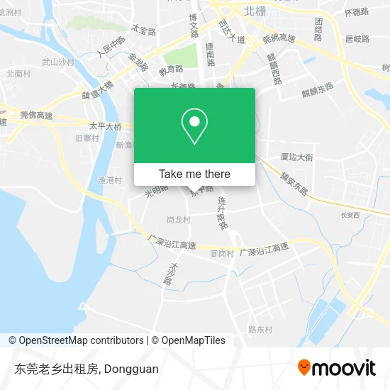 东莞老乡出租房 map