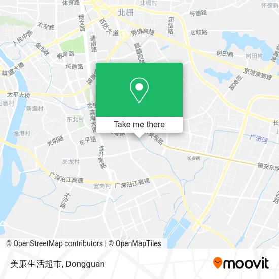 美廉生活超市 map