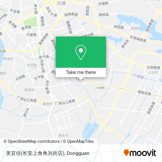 美宜佳(长安上角角兴街店) map
