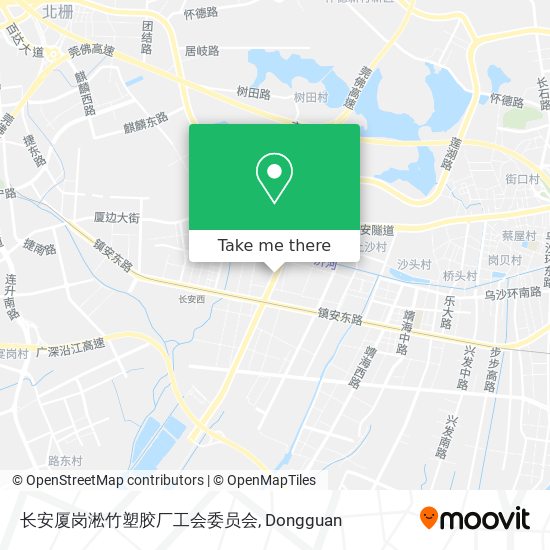 长安厦岗淞竹塑胶厂工会委员会 map