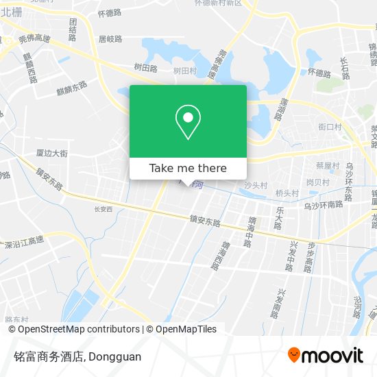 铭富商务酒店 map