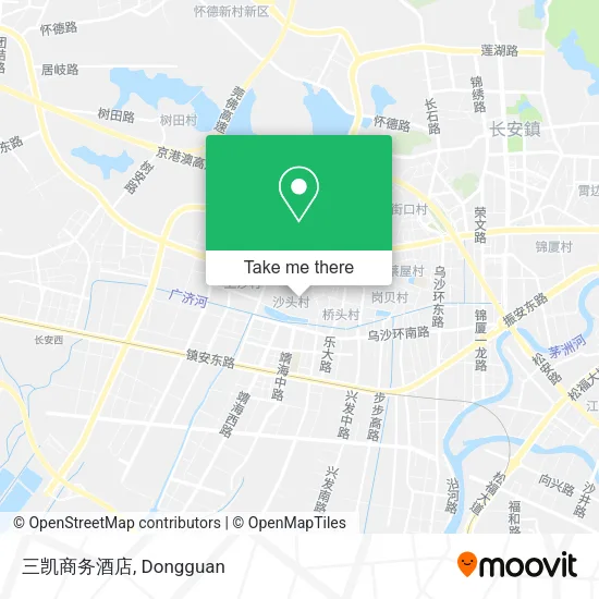 三凯商务酒店 map