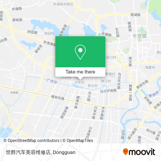 世爵汽车美容维修店 map