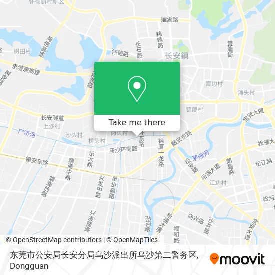 东莞市公安局长安分局乌沙派出所乌沙第二警务区 map