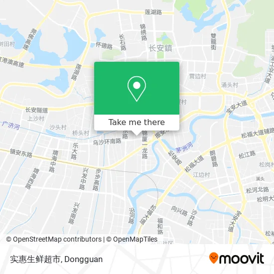 实惠生鲜超市 map
