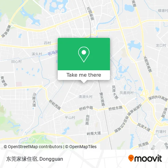 东莞家缘住宿 map