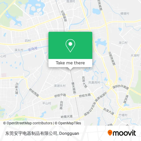 东莞安宇电器制品有限公司 map