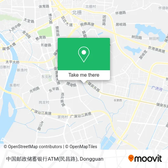 中国邮政储蓄银行ATM(民昌路) map
