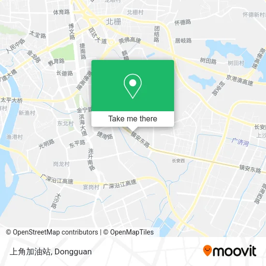上角加油站 map