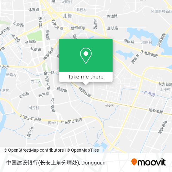 中国建设银行(长安上角分理处) map