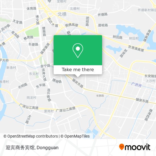 迎宾商务宾馆 map