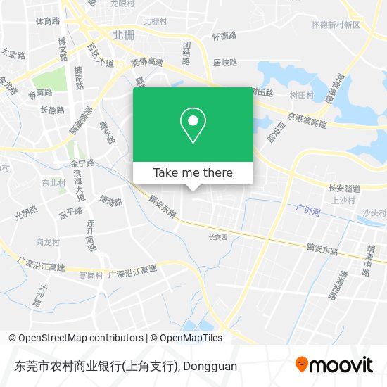 东莞市农村商业银行(上角支行) map