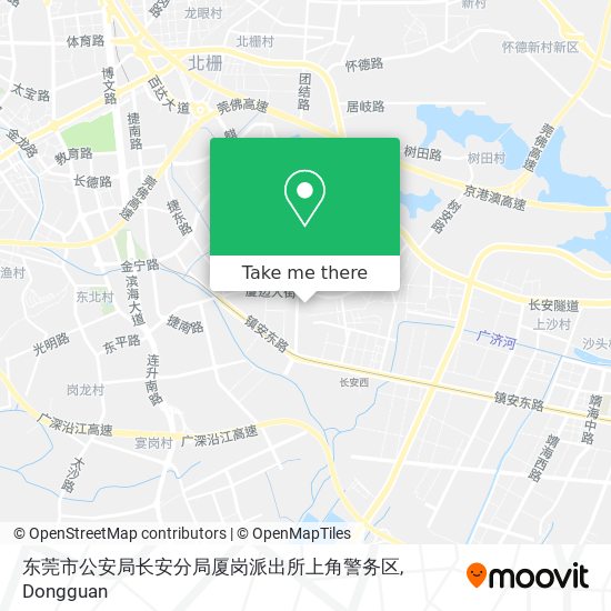 东莞市公安局长安分局厦岗派出所上角警务区 map