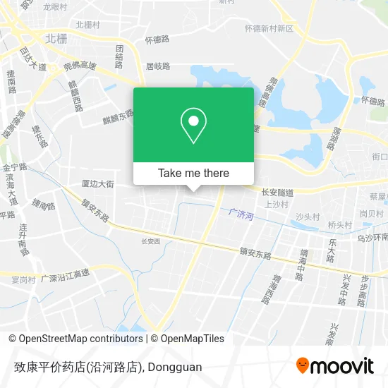 致康平价药店(沿河路店) map