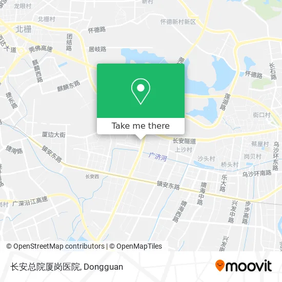 长安总院厦岗医院 map