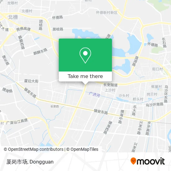 厦岗市场 map