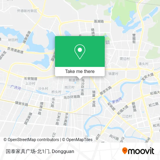 国泰家具广场-北1门 map