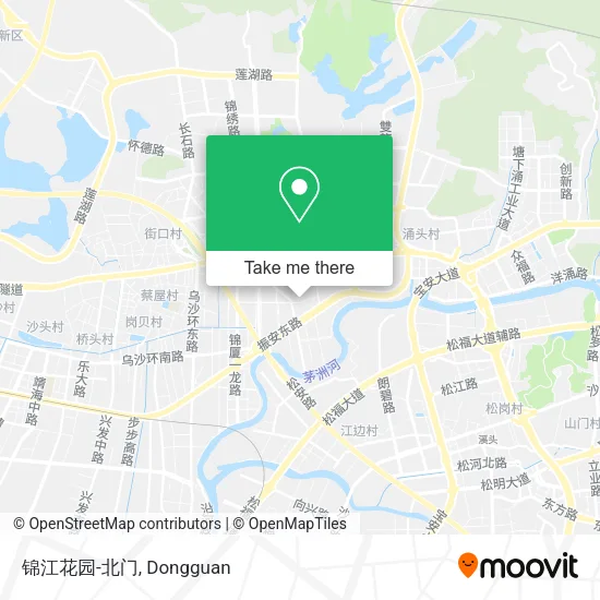 锦江花园-北门 map