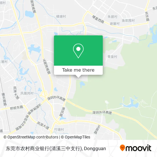 东莞市农村商业银行(清溪三中支行) map