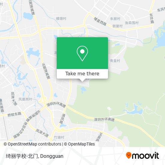 绮丽学校-北门 map