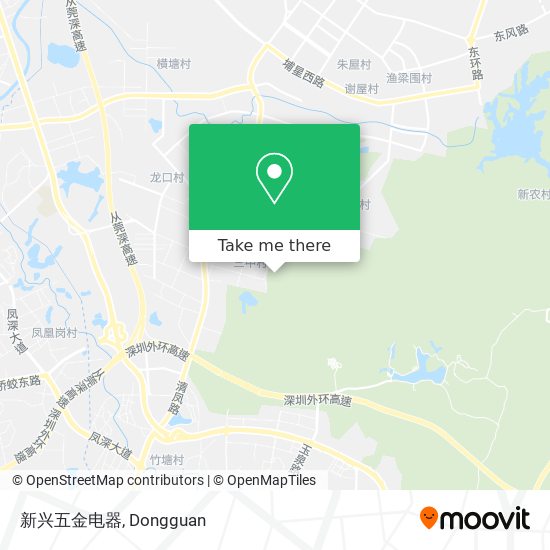 新兴五金电器 map