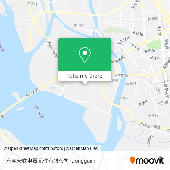 东莞安联电器元件有限公司 map