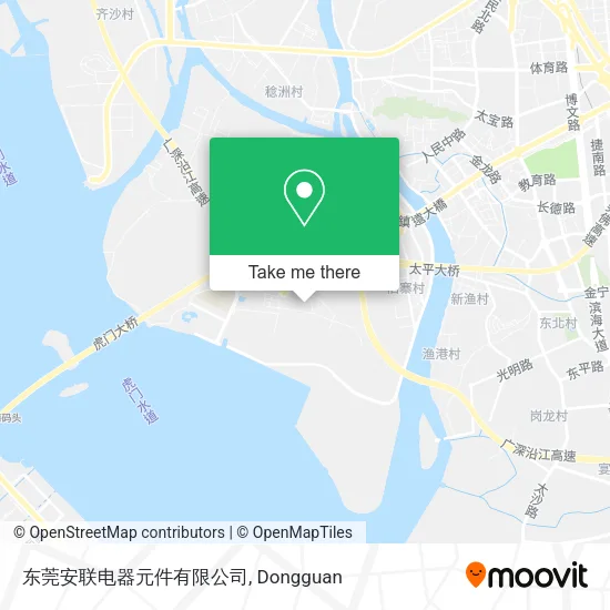 东莞安联电器元件有限公司 map